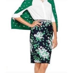 TALBOTS Petite The Oprah Magazine Collection Floral Skirt, Size 2P